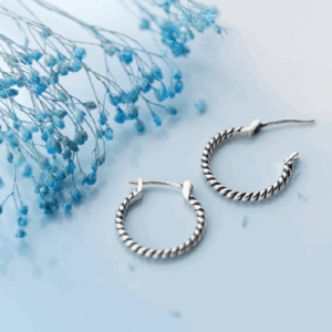 Donnatella - øreringe sølv