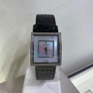 Christina - dameur i stål med ægte brillianter