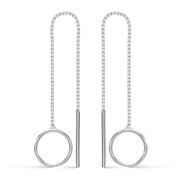 Støvring Design - Øreringe sølv