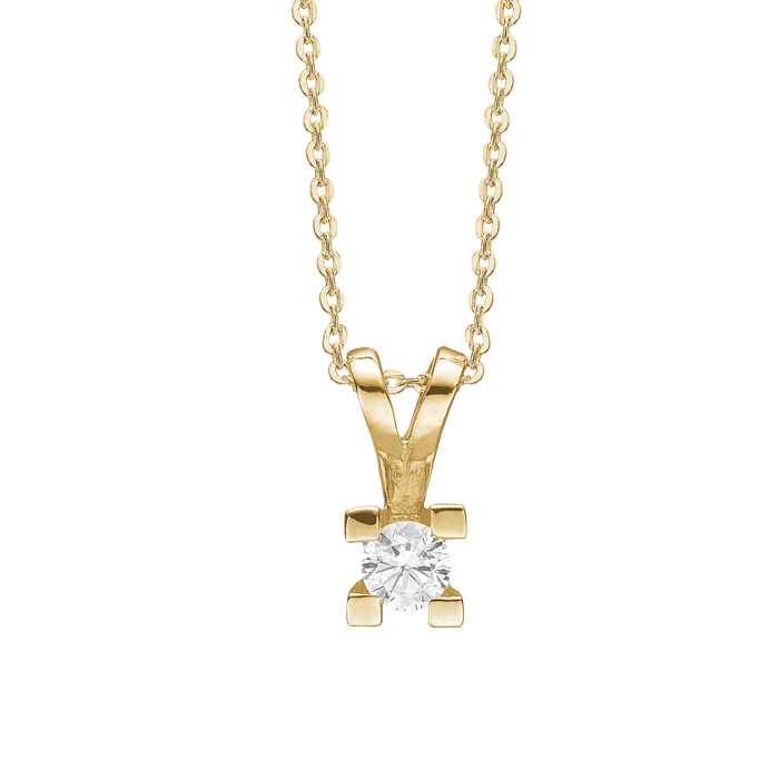 Aagaard - Eternity 14 kt vedhæng med 0,10 ct. diamant