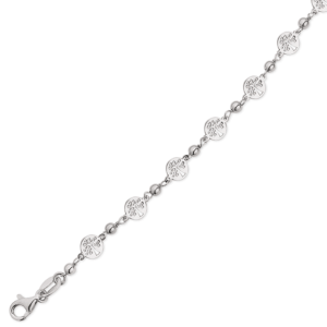 Støvring sølv armbånd med livets træ