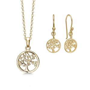 Aagaard smykkesæt Livets Træ 1685-S-G01
