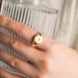 Donnatella ring forgyldt