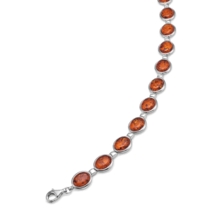 Støvring Design - Armbånd i sølv med rav