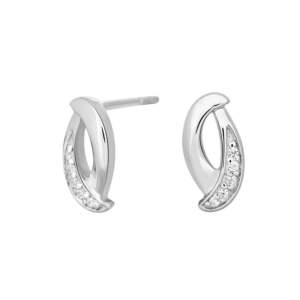 Siersbøl - Rhodineret øreringe m.cz 30340020900