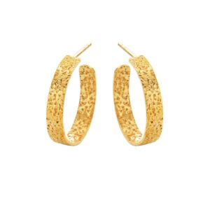 Susanne Friis Bjørner - Øreringe i forgyldt