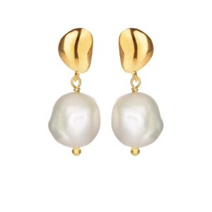 Susanne Friis Bjørner - Øreringe i forgyldt