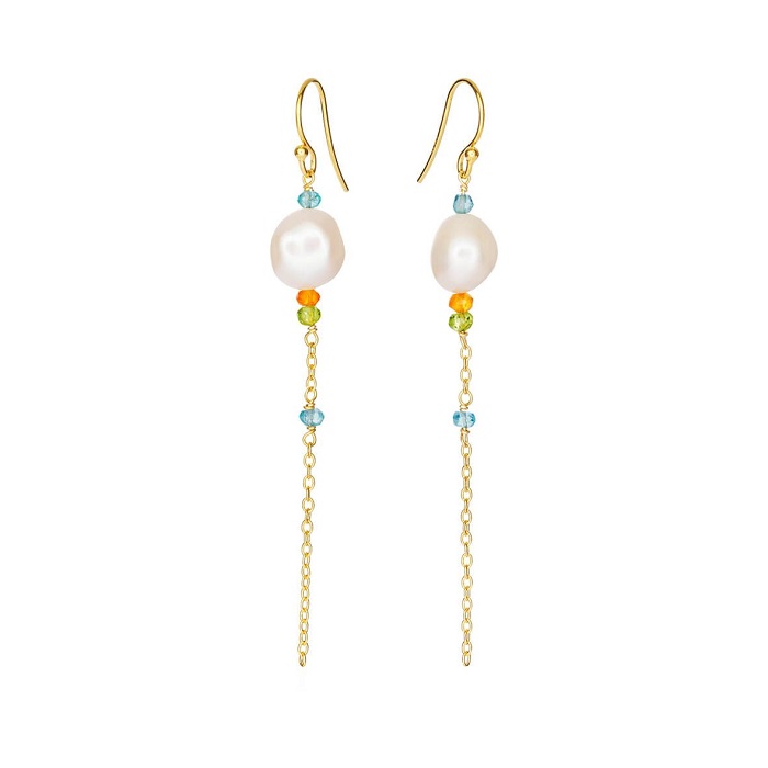 Susanne Friis Bjørner - Øreringe i forgyldt