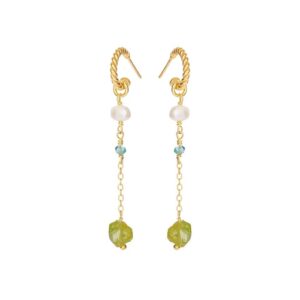 Susanne Friis Bjørner - Øreringe i forgyldt 5643-2-574