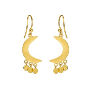 Susanne Friis Bjørner - Øreringe i forgyldt 5653-2