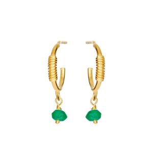 Susanne Friis Bjørner - Øreringe i forgyldt