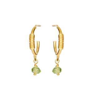 Susanne Friis Bjørner - Øreringe i forgyldt