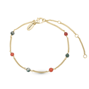 Christina Carnelian And Mos Agat armbånd 601-G35
