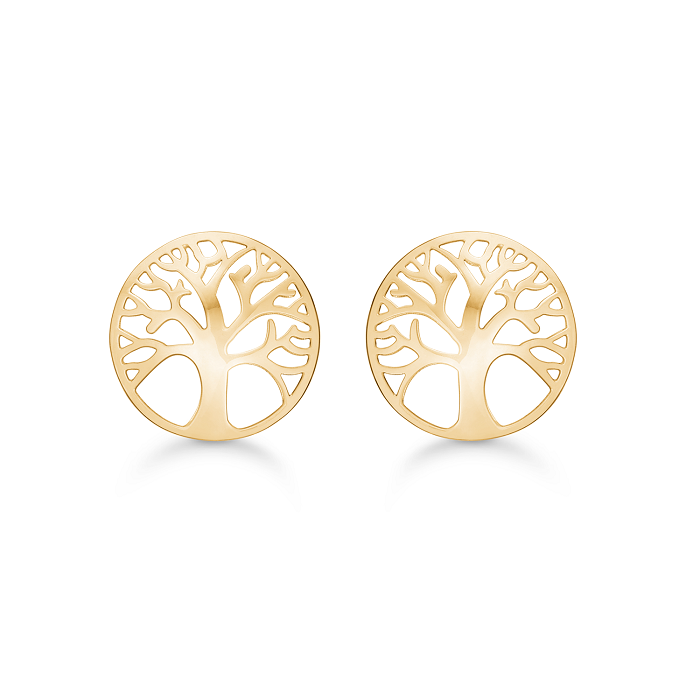 Støvring Design Guld øreringe 8 kt