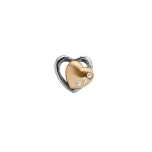 Christina - Hearts 2-tone charm