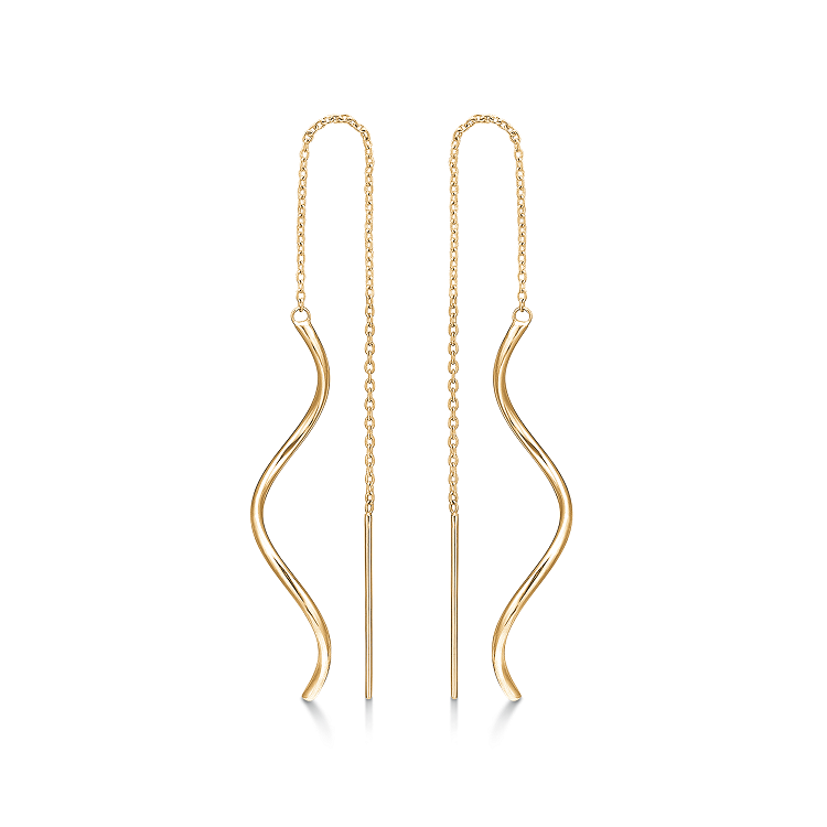 Støvring Design - 8 kt. guld øreringe