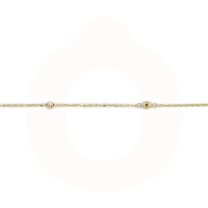 Scrouples ankelkæde 8 kt. guld 6346,23