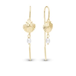 Christina øreringe Long Clam Shell 670-G83