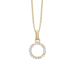 Christina sparkly Circle vedhæng 680-G06