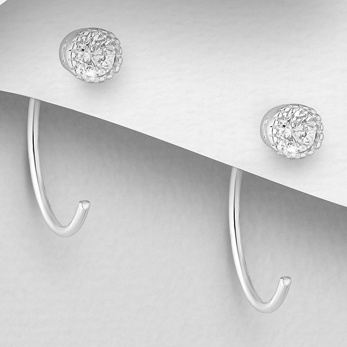 Donnatella øreringe sølv 701-24378