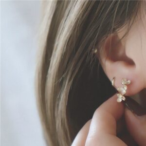 Donnatella - øreringe forgyldt sølv