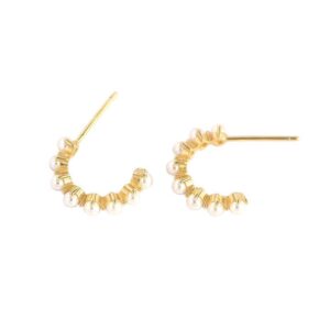 Donnatella - øreringe i forgyldt