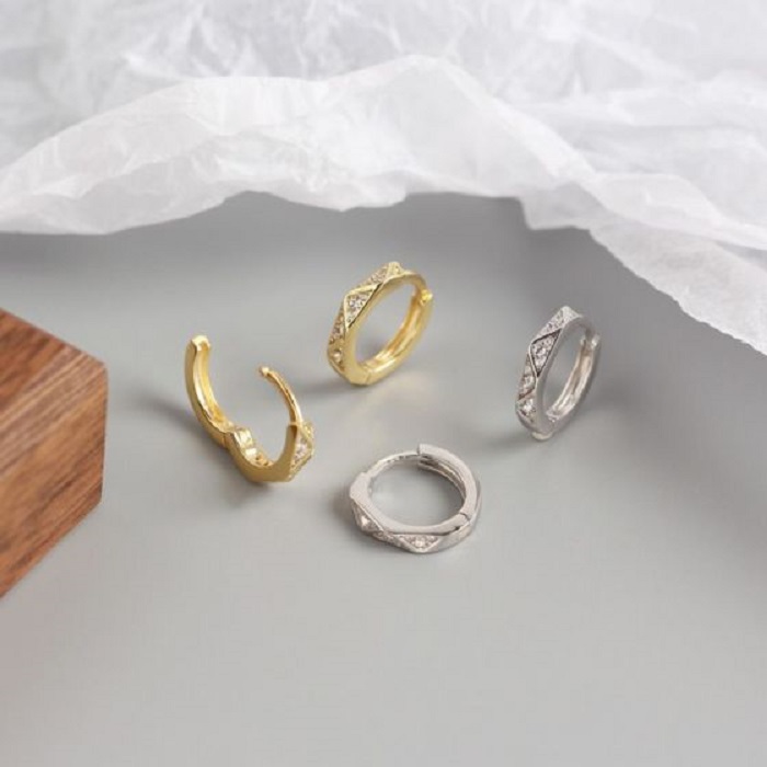 Donnatella - øreringe i forgyldt