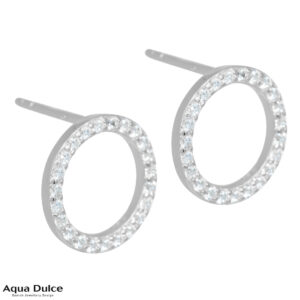 Aqua Dulce - Pil øreringe sølv
