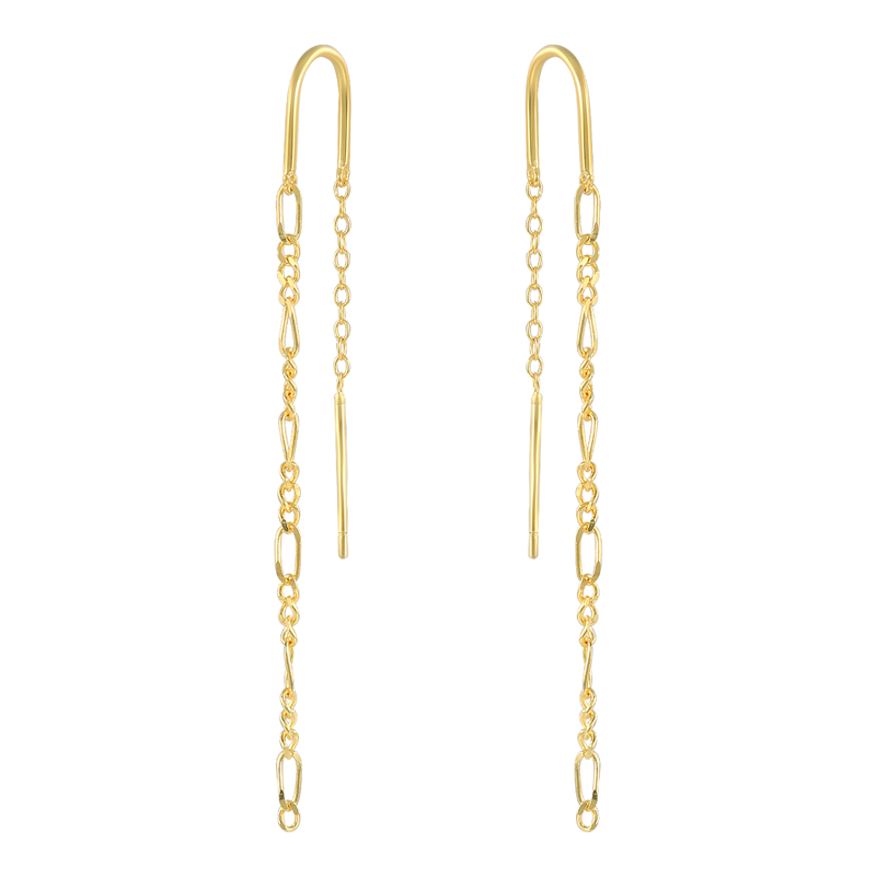 Donnatella - øreringe forgyldt sølv