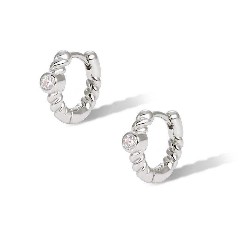 Donnatella - Mini hoop sølv