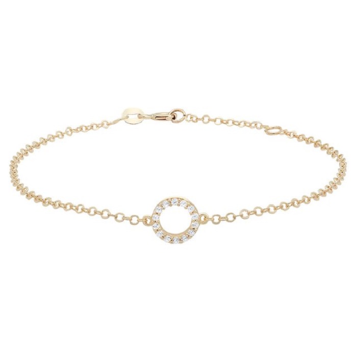 Siersbøl- 8KT. armbånd synt. zirkonia 80830020300