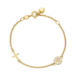 Lund Copenhagen Marguerit børnearmbånd tro, håb og kærlighed 9015054-M