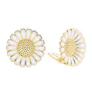 Lund Copenhagen - Marguerit Øreclips - Forgyldt