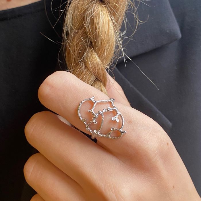 Donnatella - Alexandra ring i sølv