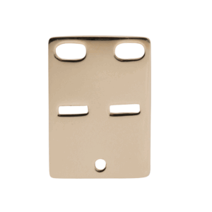 Siersbøl - 8 kt. Kadaverskilt 20x14mm 29170410300