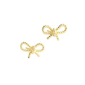 Aqua Dulce øreringe Rope Bow 5906