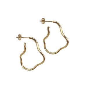 Aqua Dulce Curly Hoop øreringe 5718