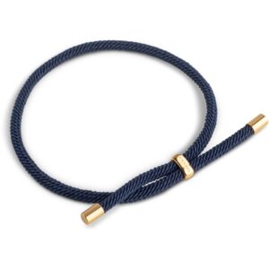 Enamel Color Cord Night Blue Armbånd B145G