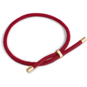 Enamel Color Cord Bordeaux Armbånd B145G