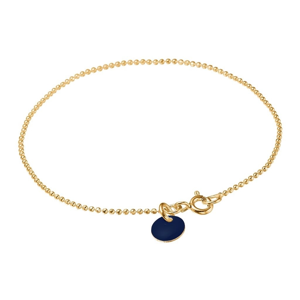 Enamel Copenhagen – Armbånd, Ball Chain, Midnight
