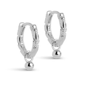 Enamel Belle øreringe E245SM sølv