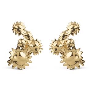 Enamel Sunshine Field Øreringe E417G