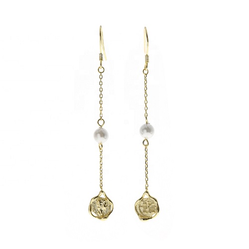 "Conni" øreringe forgyldt