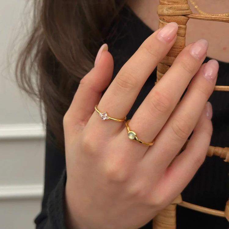 Izabel Camille Athena ring a4186gsaquagreen50