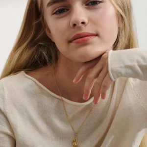 Kaj Bojesen halskæde "Aben" 18 kt. forgyldt sølv