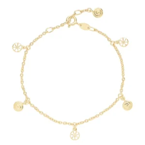 Lund Copenhagen marguerit spiral armbånd 9015104-M