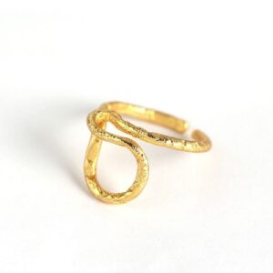 Donnatella - "Mila" ring forgyldt justerbar