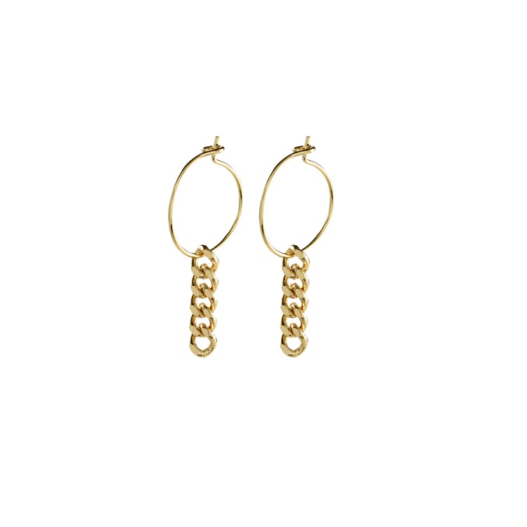 Pilgrim øreringe guldbelagt