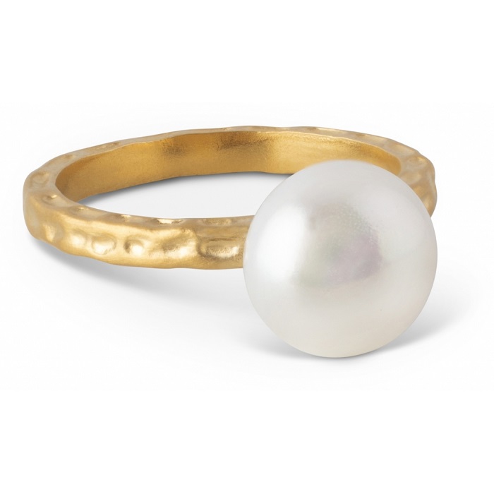 Enamel - Pearl ring str. 52