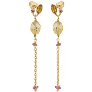 Rabinovich Tinted Heart øreringe 75020437